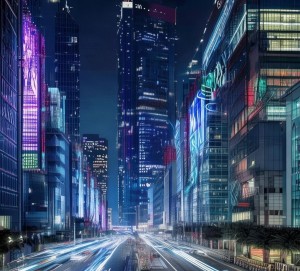 一场城市升级的创新之作，商贸城，提供智能化、生态化、绿色化的城市生活体验。