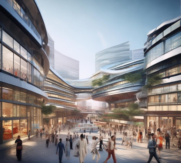 新城商贸配套项目，构建现代化商贸网络，推动区域经济发展